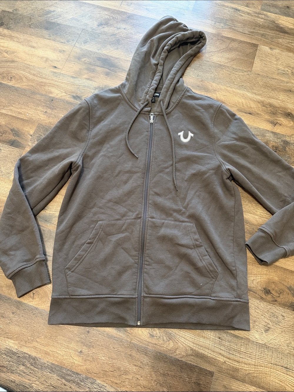 True religion zip up hoodie size large